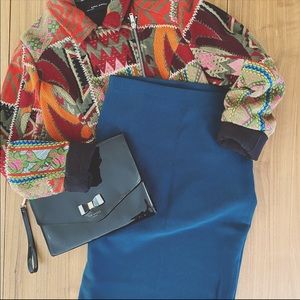 **ACCEPTING ALL OFFERS, donating by April 30** Evergreen Ribbed Pencil Skirt